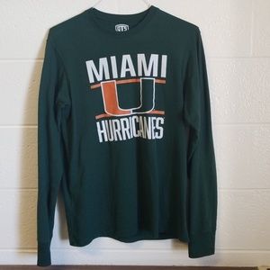 University of Miami Hurricane Long Sleeve